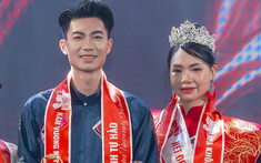Hoa khôi Nguyễn Thanh Xuân và Nam vương Kiều Khánh Nam đăng quang Nét đẹp sinh viên Việt Nam.
