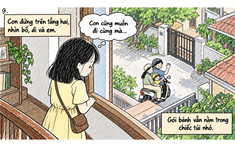 Chiếc xe máy chỉ đủ chỗ cho bố và mẹ kế chở em bé đi chơi, vậy thì trong căn nhà này còn chỗ nào cho con không?