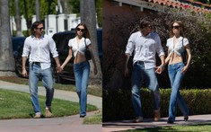 Con dâu Victoria Beckham xuống phố đập tan tin đồn