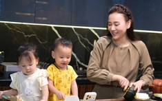 2 con của Phương Oanh thành 2 “chef nhí”, cùng mẹ nấu ăn nhận nhiều lời khen ngợi