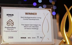 The Upper East Saigon giành giải ngay lần đầu tham dự Vietnam Property Awards 2026