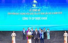 Dược Khoa có sản phẩm hai kỳ liên tiếp đạt Thương hiệu quốc gia Việt Nam