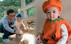 Lam Trường sinh con trai út ở tuổi 51, nay con trai lên 2 tuổi điển trai đáng yêu, diện đồ Halloween cưng hết nấc