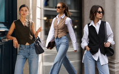 4 công thức phối đồ layer cực hot mùa thu: Chiếc áo gile đa năng và nghệ thuật tạo nên thần thái trí thức, sang trọng nàng nào cũng nên thử