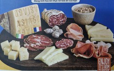Phô mai Asiago PDO của Ý và Thịt nguội Pháp mang hương vị tuyệt hảo đến bàn ăn của gia đình bạn