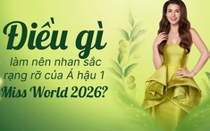 Điều gì làm nên nhan sắc rạng rỡ của Á hậu 1 Miss World 2026?