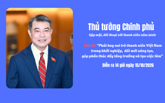 Thủ tướng Chính phủ gặp mặt, đối thoại thanh niên năm 2026
