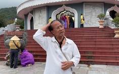 Chế Linh U90 tới ngôi chùa lớn nhất Đà Nẵng, cầu một điều