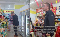 Đi siêu thị ở Việt Nam, khách Tây liên tục lắc người đầy khó hiểu