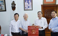 Chủ tịch Quốc hội Trần Thanh Mẫn thăm, chúc Tết nguyên lãnh đạo Đảng, Nhà nước