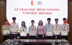 Toyota Việt Nam trao 123 suất học bổng năm 2025, tiếp nối hành trình 29 năm đầu tư bền bỉ cho nguồn nhân lực tương lai
