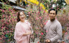 Khánh Thi khoe nhan sắc mẹ 3 con rạng rỡ trong bộ ảnh cực tình bên Phan Hiển đón Tết ở Hà Nội