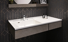 Chậu rửa mặt liền khối Yoshimoto – May đo theo từng milimet