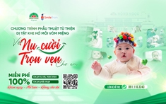 Vẽ nụ cười trọn vẹn cho em - hành trình đồng hành cùng trẻ em mắc dị tật khe hở môi - vòm miệng