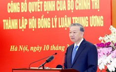 Tổng Bí thư Tô Lâm chủ trì Hội nghị công bố thành lập Hội đồng Lý luận Trung ương nhiệm kỳ 2026-2031