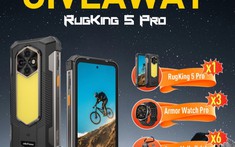 Ulefone RugKing 5 Pro trình làng toàn cầu với pin 20.000mAh, đèn cắm trại và camera nhìn đêm