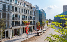 Bất ngờ tiến độ dự án nhà phố hàng hiệu gần Tây Thăng Long của Sunshine