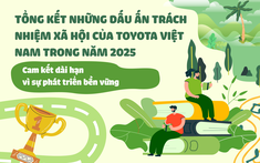 Những dấu ấn trách nhiệm xã hội của Toyota Việt Nam năm 2025: Cam kết dài hạn vì sự phát triển bền vững