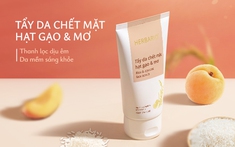 Tẩy da chết Herbario gây sốt: Hạt gạo & mơ cho hiệu quả bất ngờ