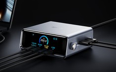 Anker ra mắt sạc để bàn 250W Pro+ giá khoảng 3 triệu đồng: 6 cổng, màn hình LCD, sạc MacBook Pro 16 inch ở 140W