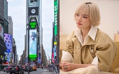 Một nữ nghệ sĩ Việt xuất hiện tại quảng trường Thời Đại ở New York