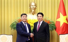 Chủ tịch nước Lương Cường tiếp Chánh án Tòa án Tối cao Mông Cổ