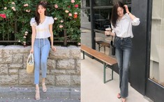 3 kiểu quần jeans cho người có chiều cao khiêm tốn, đi giày cao gót hay không thì chân vẫn dài