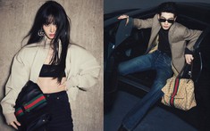 Gucci "đẩy thuyền" cực mạnh cho cặp đôi Trục Ngọc: Điền Hi Vi "bad girl" lấn át, Trương Lăng Hách cũng khó giành spotlight