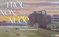 Khai mạc triển lãm ‘Trời, Non, Nước’ quy tụ 20 tác phẩm hội họa của vua Hàm Nghi