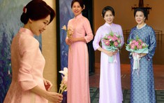 Áo dài Việt Nam khiến Phu nhân Hàn Quốc khen ngợi: Họa tiết mang ý nghĩa đẹp, quá trình chọn màu và lên phom vô cùng tỉ mỉ