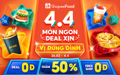 Nắng càng gắt, deal càng đã, ShopeeFood tung loạt ưu đãi cực phẩm mở màn tháng 4