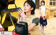 Vì sao Trần Đô Linh mang túi không kéo khóa tại show Loewe?