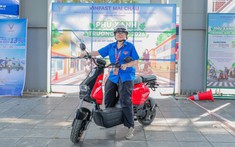 Em út Amio của gia đình xe máy điện VinFast: Ngoại hình cá tính, an toàn vượt trội