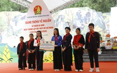 Hành trình về nguồn tại Cao Bằng của phụ trách Đội toàn quốc