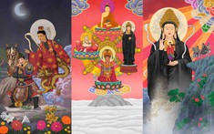 Không cần đọc huyền sử, xem bộ tranh sơn mài trên núi Bà Đen sẽ biết Linh Sơn Thánh Mẫu linh thiêng như nào