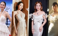 2 hoa hậu Thanh Thủy - Bảo Ngọc "bất phân thắng bại" khi cùng diện váy của NTK Nguyễn Phúc Tuấn