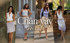 Phong cách old money mùa hè 2026 gọi tên những chiếc chân váy mềm rũ