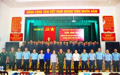 Đoàn công tác Hội đồng nghĩa vụ quân sự TP Hồ Chí Minh thăm, động viên các đồng chí huấn luyện chiến sỹ mới tại Tiểu đoàn huấn luyện chiến sĩ mới 2 của Trung đoàn 274, Sư đoàn 377