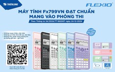 Máy tính khoa học FLEXIO đạt chuẩn mang vào phòng thi
