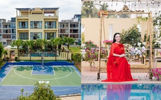 Biệt thự 1000m2, 10 phòng ngủ, có cả sân bóng rổ của nữ NSƯT, trưởng khoa thanh nhạc đình đám