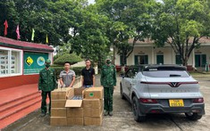 Đồn Biên phòng Bắc Sơn: Bắt giữ gần 400 chai hóa chất thẩm lậu qua biên giới