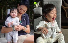 Cô Văn Thùy Dương khoe ảnh cháu ngoại giống hệt con gái Tô Sa ngày bé, công chúa nhỏ càng lớn càng đáng yêu