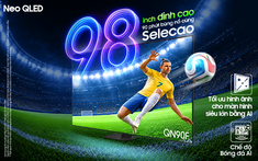 Thăng hạng Samsung AI TV màn hình cực đại để xem World Cup siêu mãn nhãn
