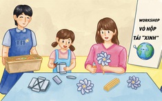 Theo chân các bạn nhỏ xứ Nghệ trải nghiệm workshop Vỏ hộp tái "Xinh" 5 hưởng ứng Ngày Môi Trường Thế giới 5/6