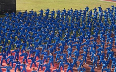 Màn đồng diễn Võ nhạc Vovinam xác lập kỷ lục Việt Nam tại Festival thiếu nhi toàn quốc lần thứ nhất năm 2026