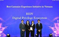 BIDV nhận giải thưởng Sáng kiến Trải nghiệm khách hàng tốt nhất Việt Nam