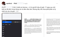 Drama khách tố tiệm giặt Hà Nội làm mất 2 áo hiệu 60 triệu, áo khoác LV 150 triệu cũng gặp sự cố thảm thương