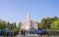 Tuổi trẻ LLVT Thành phố ra quân ngày cao điểm “20 năm Hành quân xanh - Dấu ấn tình nguyện, vì Nhân dân phục vụ”