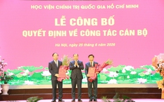 Lễ công bố quyết định bổ nhiệm lại Giám đốc và bổ nhiệm Phó Giám đốc thường trực Học viện Báo chí và Tuyên truyền
