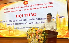 Vai trò của truyền thông, báo chí trong xây dựng mô hình chăm sóc người cao tuổi tại cộng đồng nhằm thích ứng với già hóa dân số